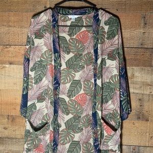 Bay Leaf Pattern Kimono
